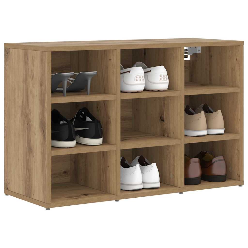 Shoe Cabinet Artisan Oak 77.5 x 30 x 51 cm Particle Board