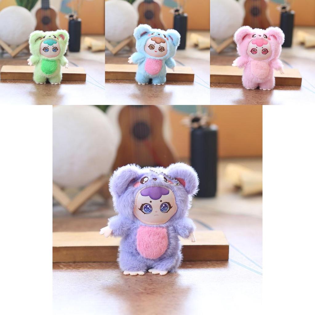 Plush Stuffed Animal Keychain Backpack Charm With Super Soft Short Plush For Kids Cute Decor Gift
