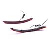 2x LED Rear Bumper Reflector Brake Light Flow Turn Signal For Hyundai Elantra