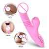 Dámský teleskopický vibrátor G Spot Clit Stimulátor AV hůlkový masturbátor Sexuální hračka
