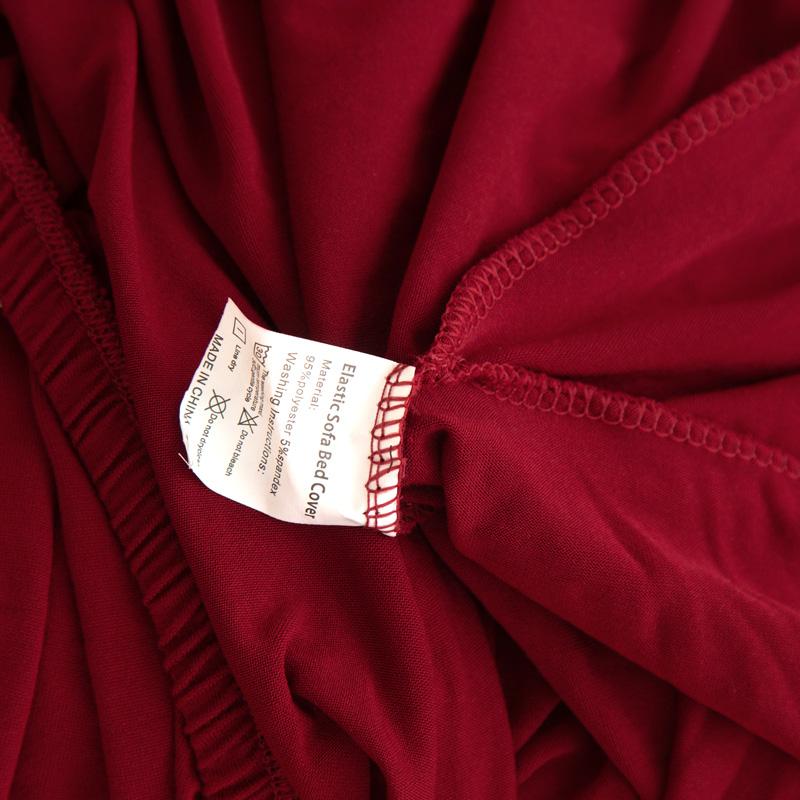 LANMOLlFE Sofa Bedcover Solid Colour Armless Sofa Bed Covers Stretch Foldable Sofa  Fumniture Protector Covers 1 Piece