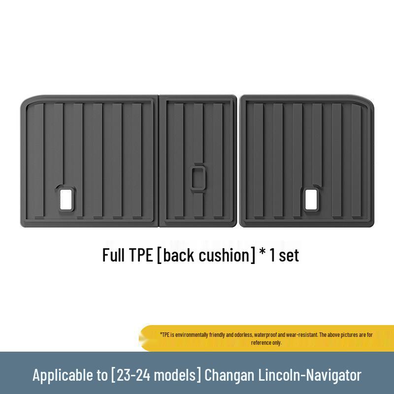 Eco-Friendly TPE Floor Mats & Seat Back Pads for 23-24 Changan Lincoln Navigator