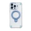 Applicable To iPhone16PROMAX Mobile Phone Case Four Corners Anti-drop Apple 15 Magnetic Suction Double Bracket Electroplating Protective Case 14