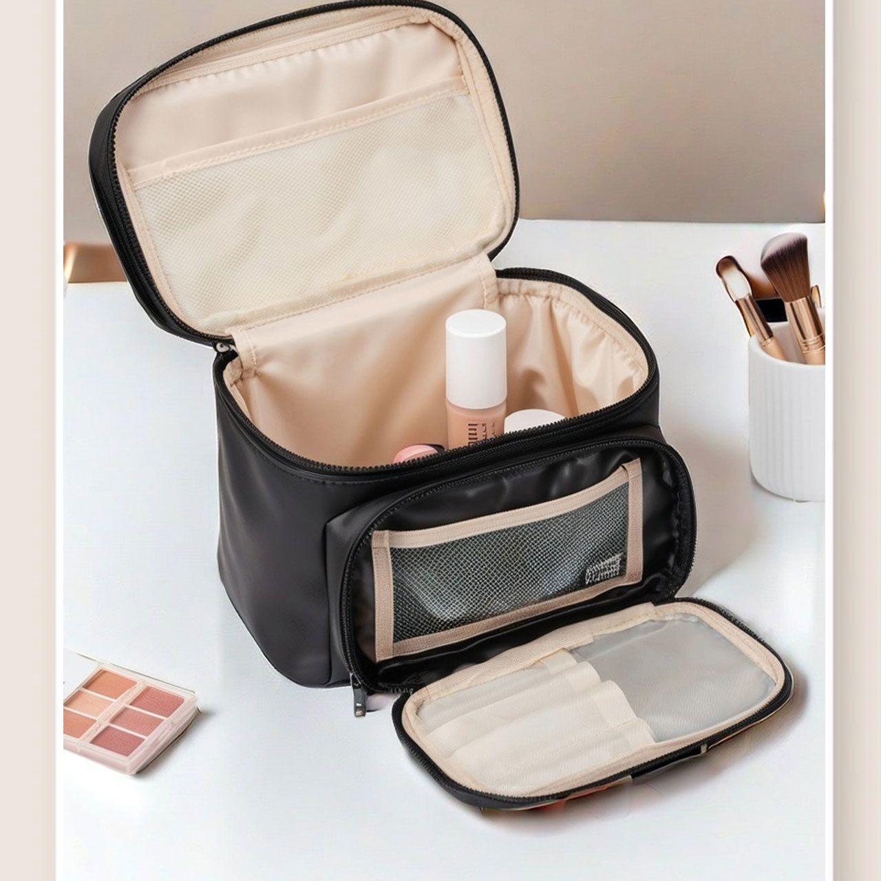 

Портативный набор для шитья «Иголка и нитка» с органайзером для макияжа и сумкой