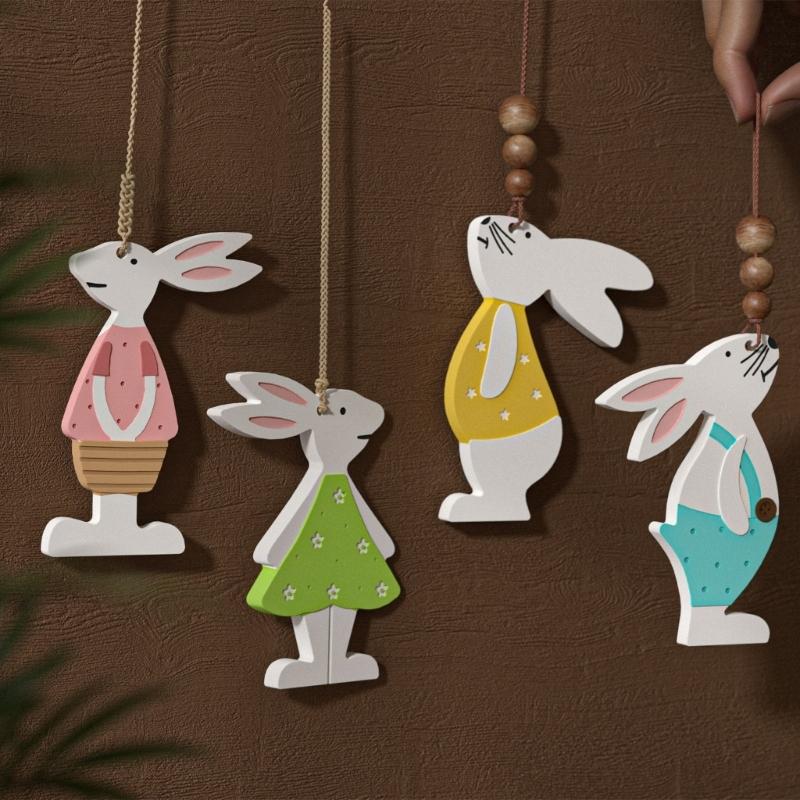 Flexible Silicone Craft Mold Ornament Moulds for Rabbit Shaped Pendant Easy to Use and Clean for Handmade Accessories