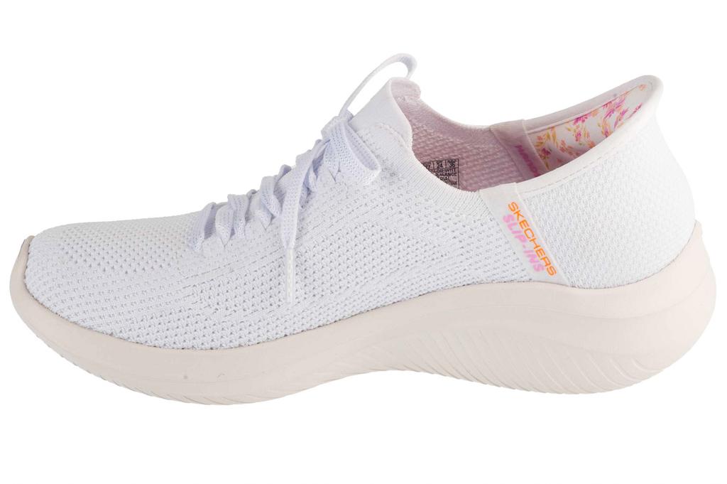 Skechers Slip-Ins: Ultra Flex 3.0 - Morning Blosso, Damen weiße Sneaker