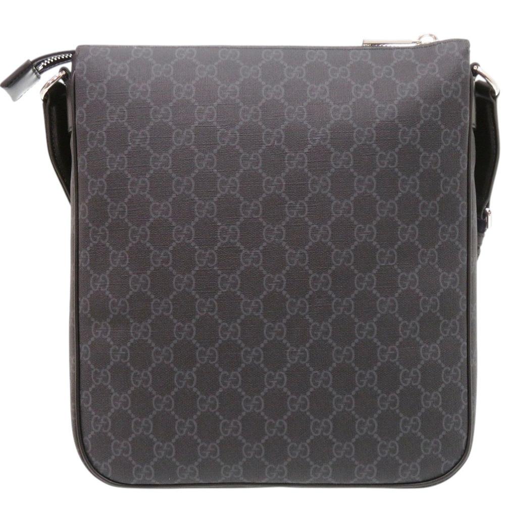 Used AUTHENTIC GUCCI 792081 Shoulder Bag Black GG Supreme Canvas
