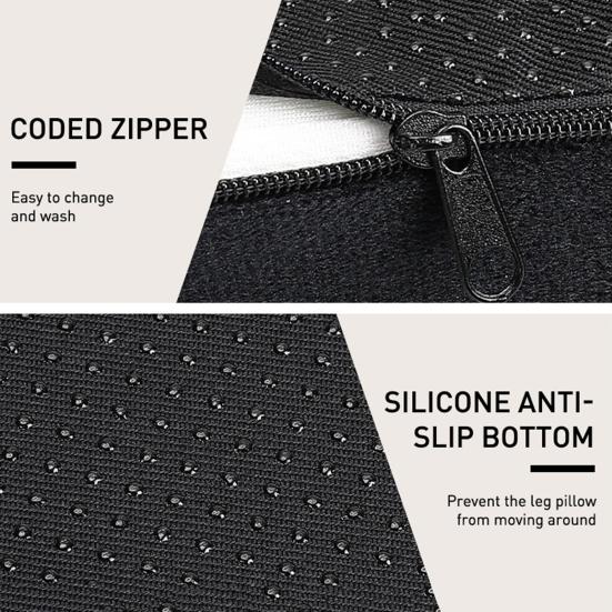 Memory Foam Seat Cushion Curvy Hip Cushion Relieves Tailbone Pressure Ergonomic Back Pain Relief Cushion for Office Chair Car Sciatica Relief