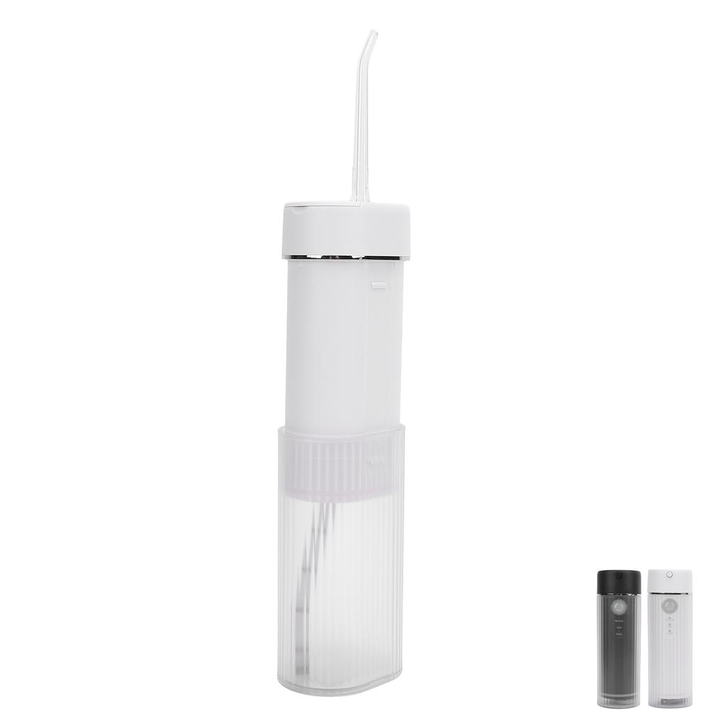 Mini Water Dental Irrigator IPX7 Water Resistant 190 ML Expandable Tank 130PSI 3 Mode Water Teeth Cl