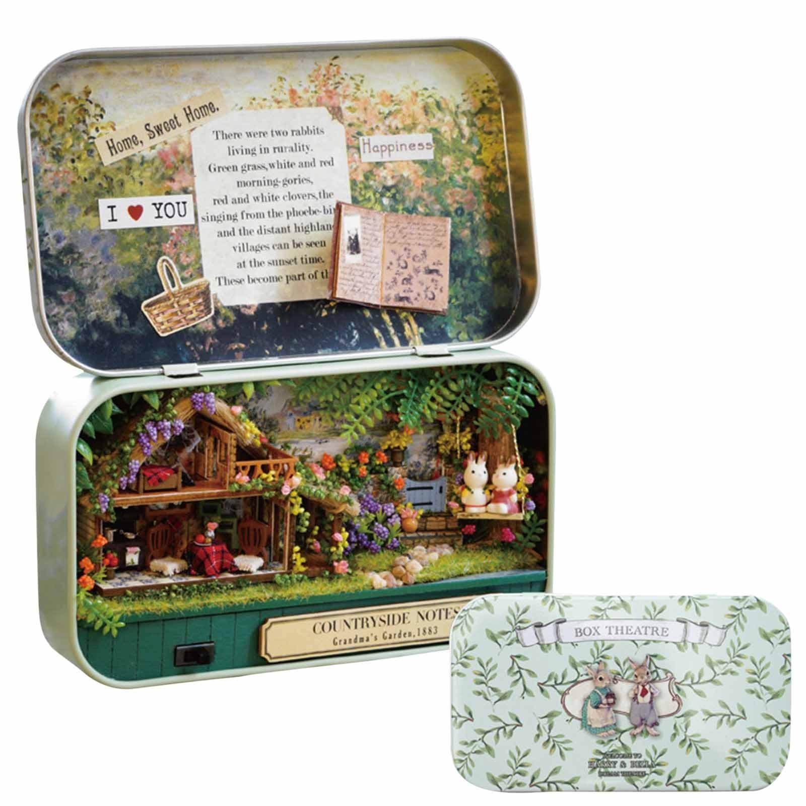 

DIY кукольный домик 3D кукольный домик набор коробка детское украшение подарок дом 10 мл One Size