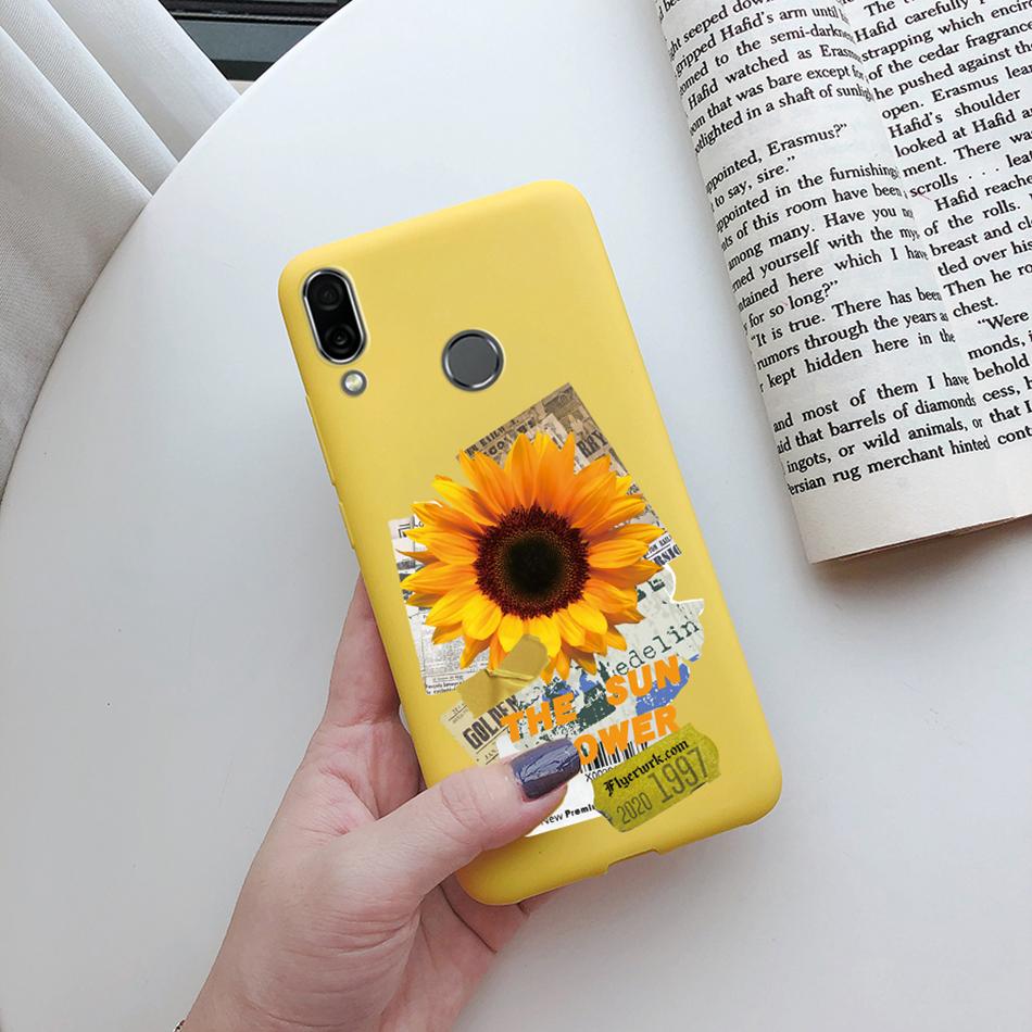 Süße Katzen Kaktus Avocado Herz Hüllen Für Huawei Honor Play Abdeckung Mattes Silikon Handyhülle Für Honor Play COR L29 HonorPlay Fundas