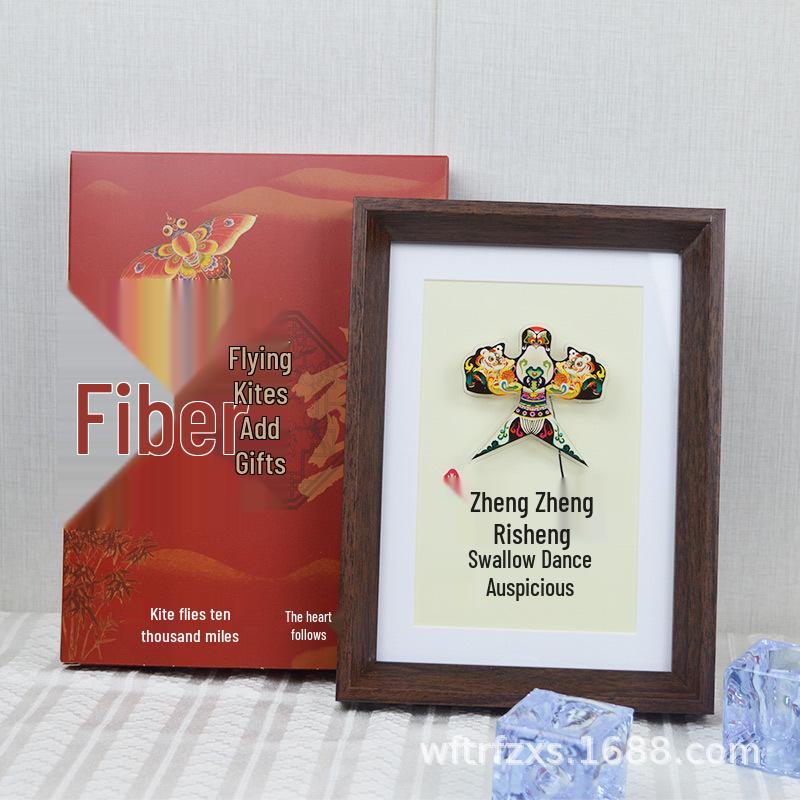 Creative Swing Kite Photo Frame - Good Luck Gift for Travel, Inspired by Weifang Kite Tradition