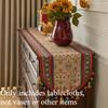 Creative Retro Table Flag Dining Table Cloth Long Decorative Cloth Tassel Bed Flag High-end Feeling Foyer Cabinet Cover Cloth