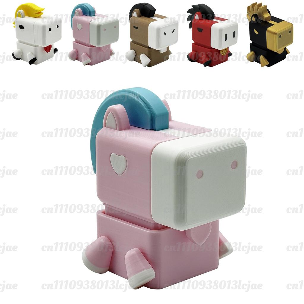3D Printed Pony Fidget Clicker, Mechanical Keyboard Switch Stress Relief Toy For Adults, Desk Pet With Satisfying Click Sound