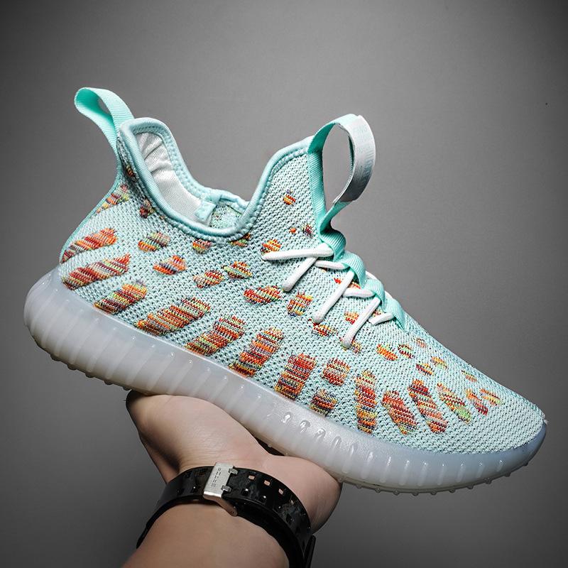 

Летние модные сетчатые кроссовки мужские корейские трендовые повседневные спортивные туфли кроссовки для бега 44 синий