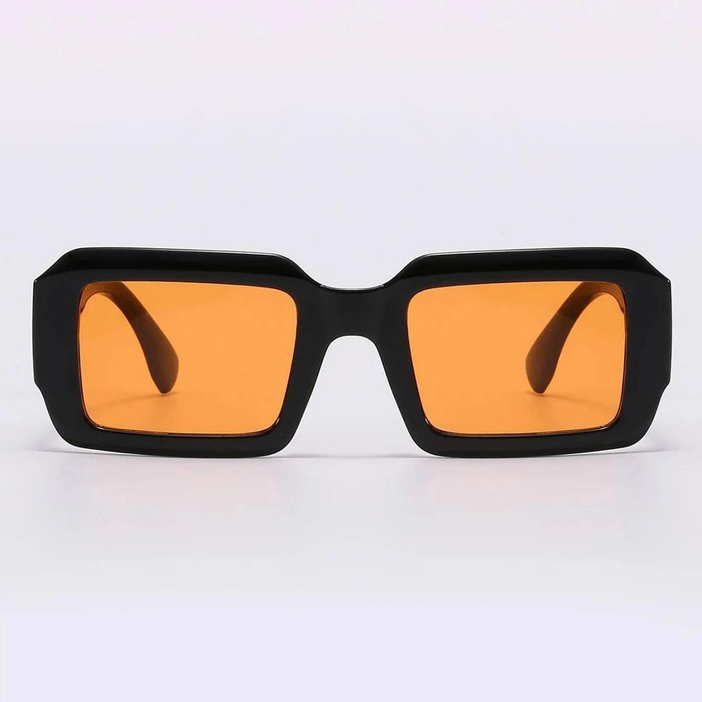 Vintage Rectangle Sunglasses Fashion Square Candy Color Shades Eyewear Trendy Retro Women Brand Design UV400 Sun Glasses