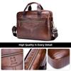 Men Leather Messenger Bag Satchel Bag Crossbody Shoulder Bag for Office School College Business