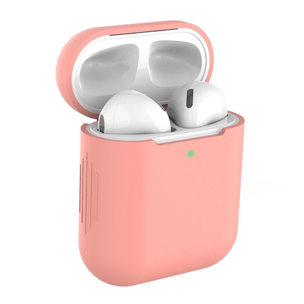 

Чехол Yvonne для беспроводных наушников, полная защита для Air-pods 1 2 коралловый