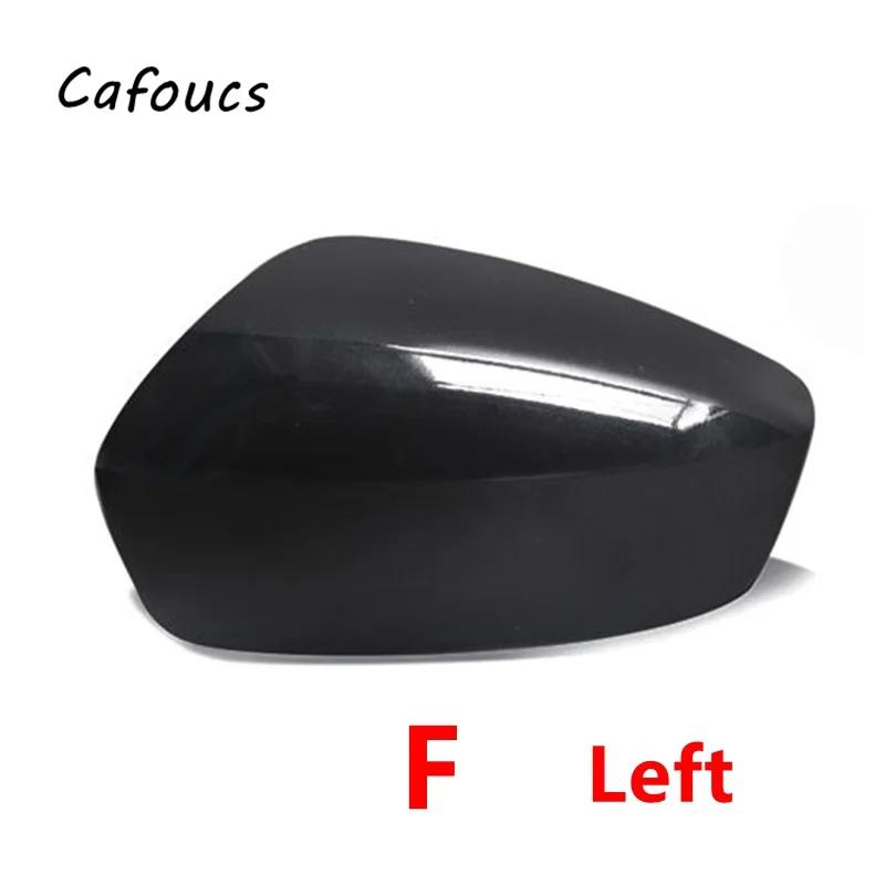 Cafoucs Car Rearview Mirror Cover Cap Shell Housing  For Mazda CX-5 CX5 2012 2013 2014 Accessories