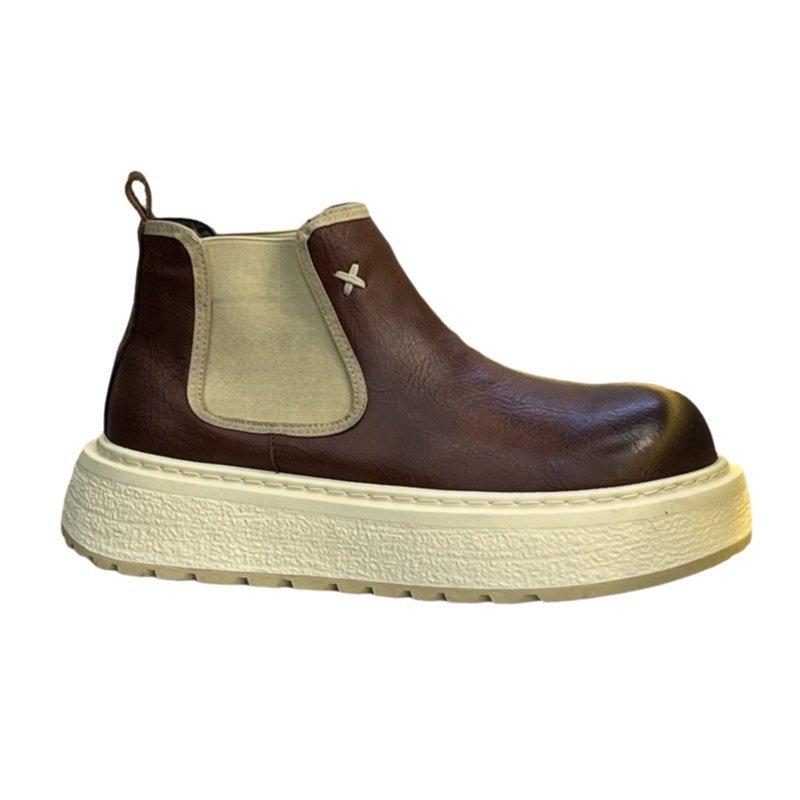 Winter Neue Britische Chelsea Boots Fleece Warme Stiefel