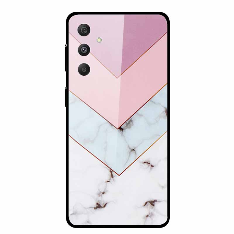 For Samsung Galaxy M54 M34 M14 Case Luxury Tempered Glass Back Cover Hard Case Samsung Galaxy M 54 Capa Fundas Coque Colorful