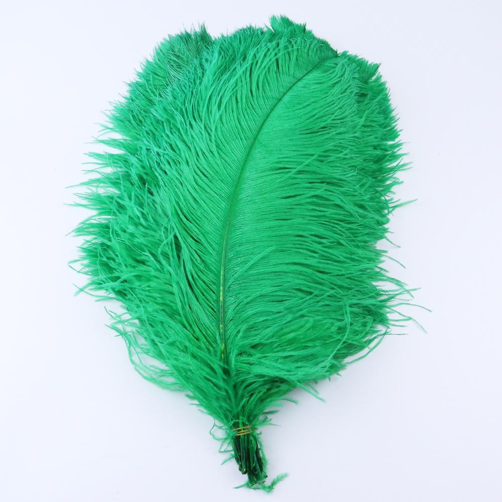 10 Pcs Colorful Ostrich Feather Wedding Table Centerpiece Decoration Plume Real Ostrich Feathers for Carnival Support 15-50 CM