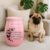 Waterproof Memorial Pets Urn Aluminum Zinc Zinc Alloy Cremation Urns Personalized Ashes Sealed Box  Funeral