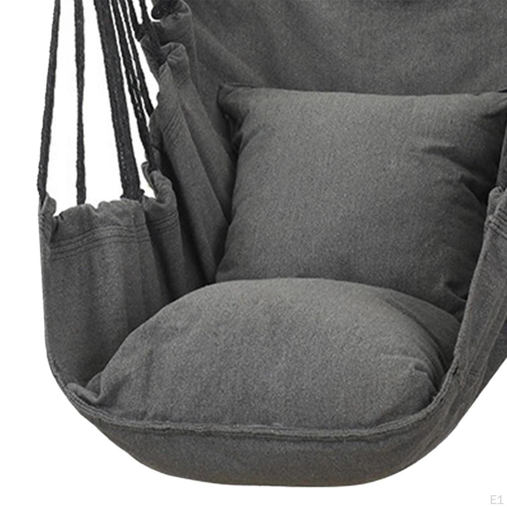 Hammock Chair Folding Camping for Outdoor Indoor Hanging Rope Max 250kg Bedroom