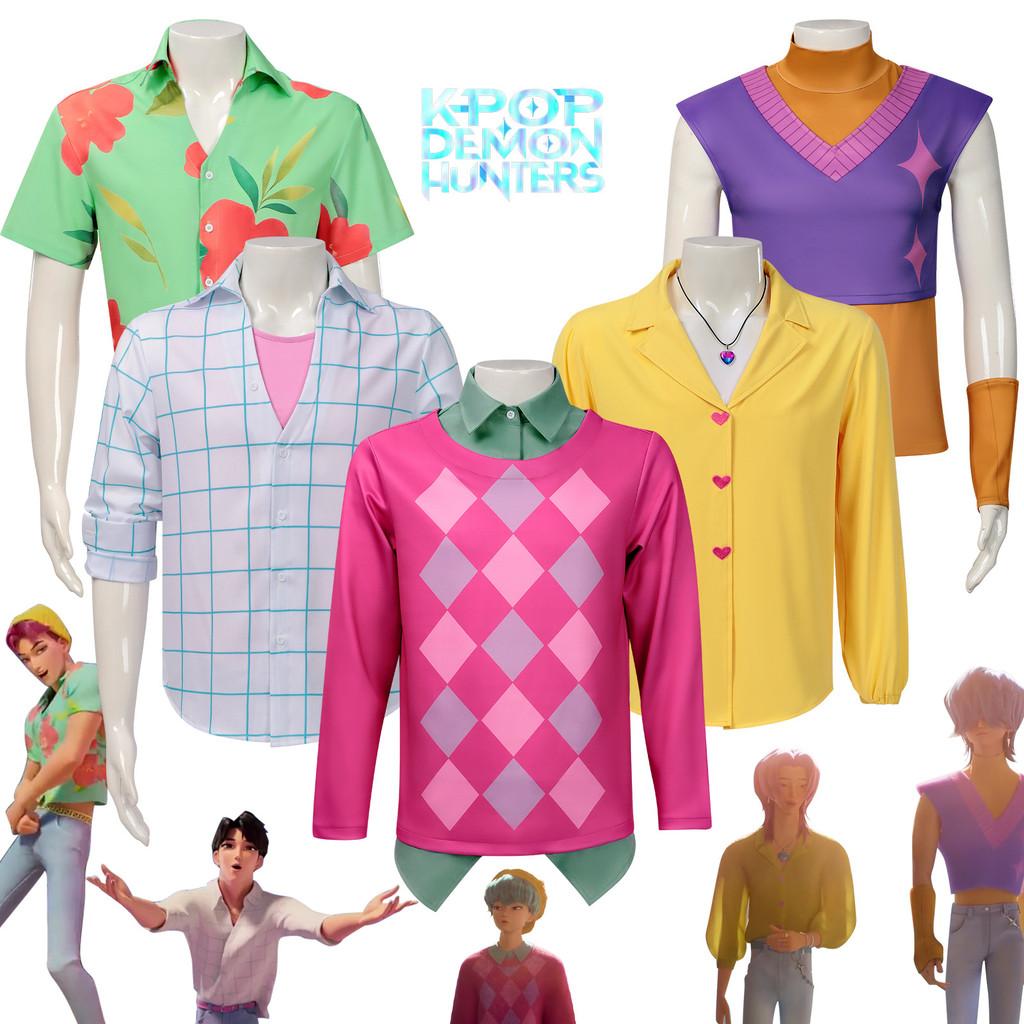 Hunters Kpop Demon Saja Boys Cosplay Costume Halloween Party Stage Performance