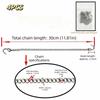 Strengthened Metal Hanging Chain Strong Bearing Capacity Hanging Chain with Hooks  Outdoor