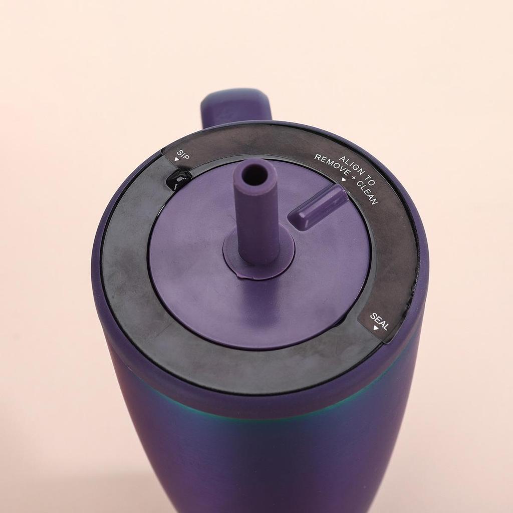 40oz Insulated Stainless Steel Car Cup with Straw & Handle