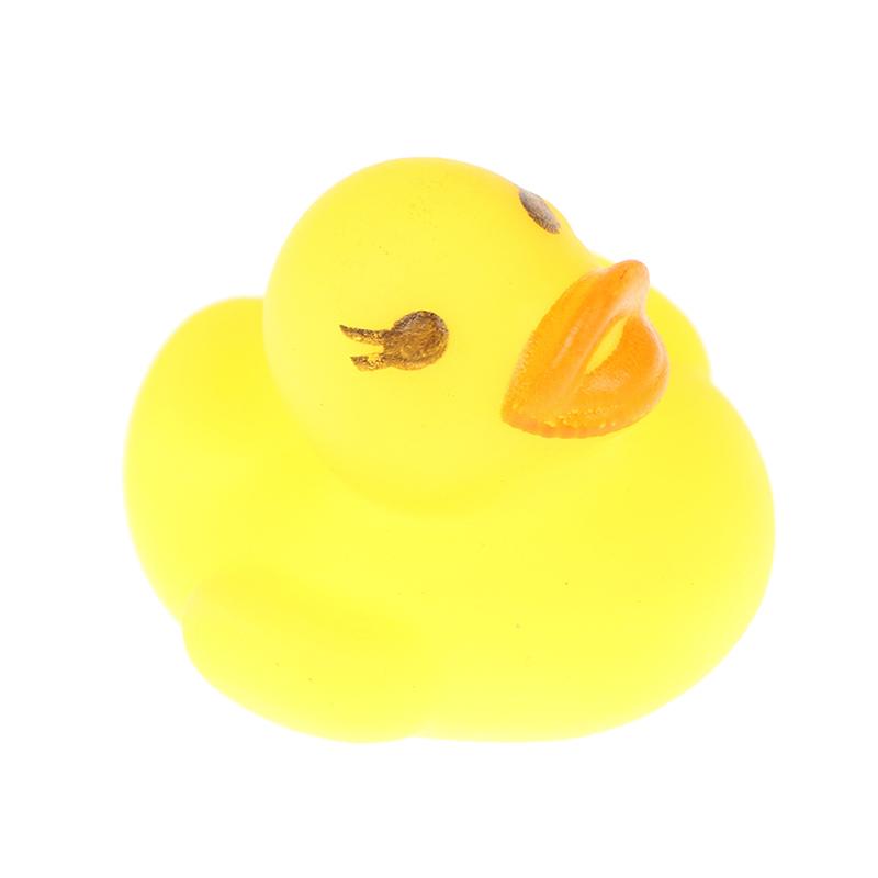 20Pcs/Bag Rubber Yellow Duck Baby Shower Water Toys Children Gift Baby Bath Toys