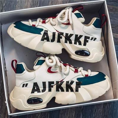 Men's Shoes 2025 Spring and Autumn New Youth Shoes Men's High-end Air Cushion Heightening Dad Shoes Casual Sports Shoes