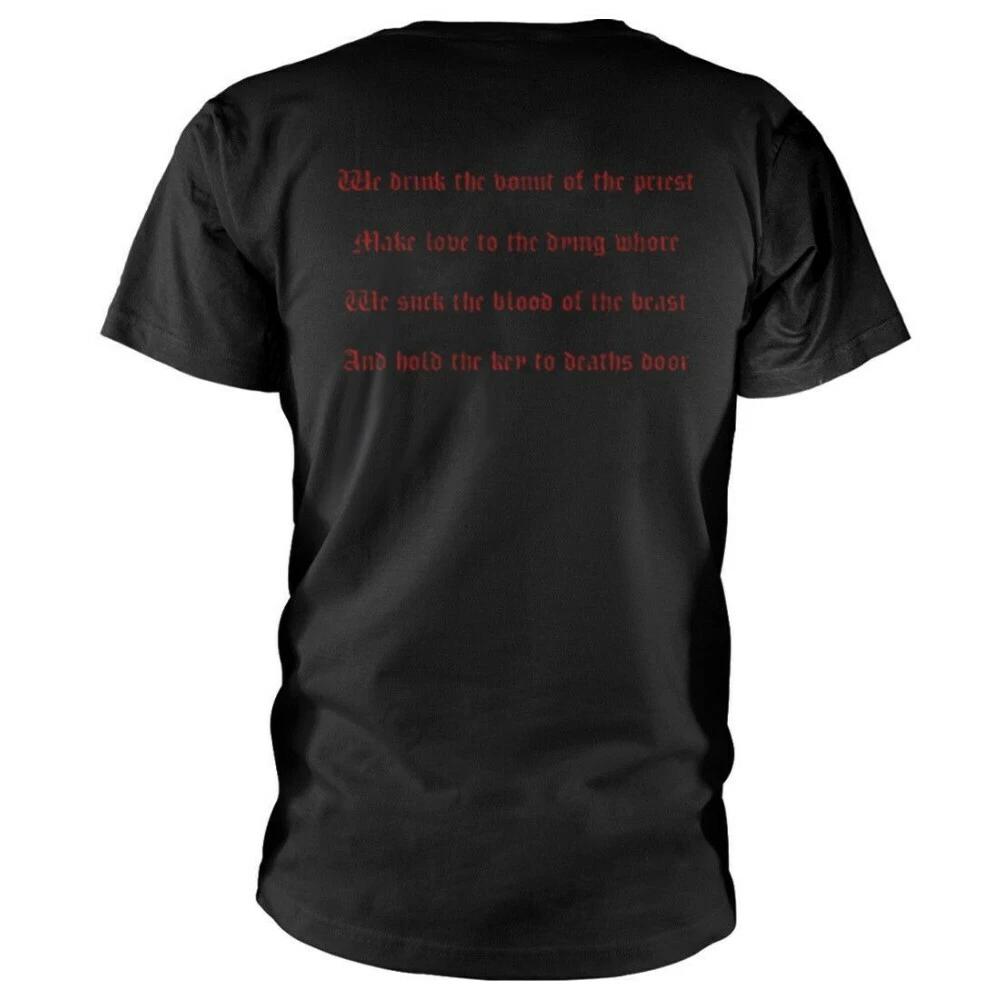 100% Cotton TOPS UNISEX TEES MENS WOMENS Venom Black Metal Shirt Official Rock Band T-shirt Tshirt