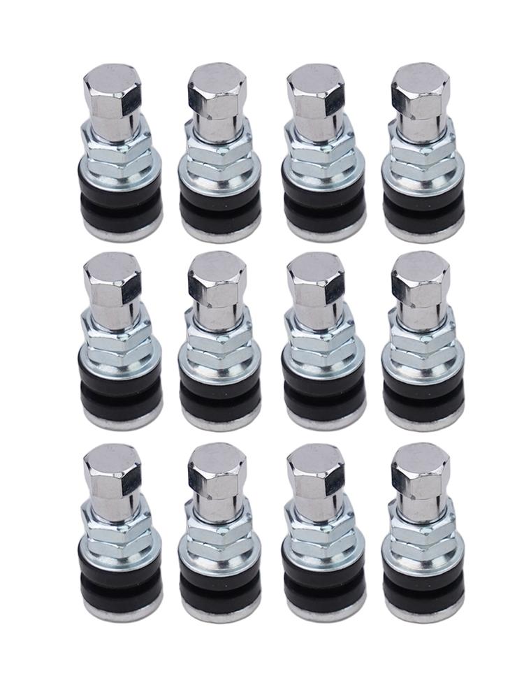 Tire Valve Stems 12pcs High Quality Aluminum Metal