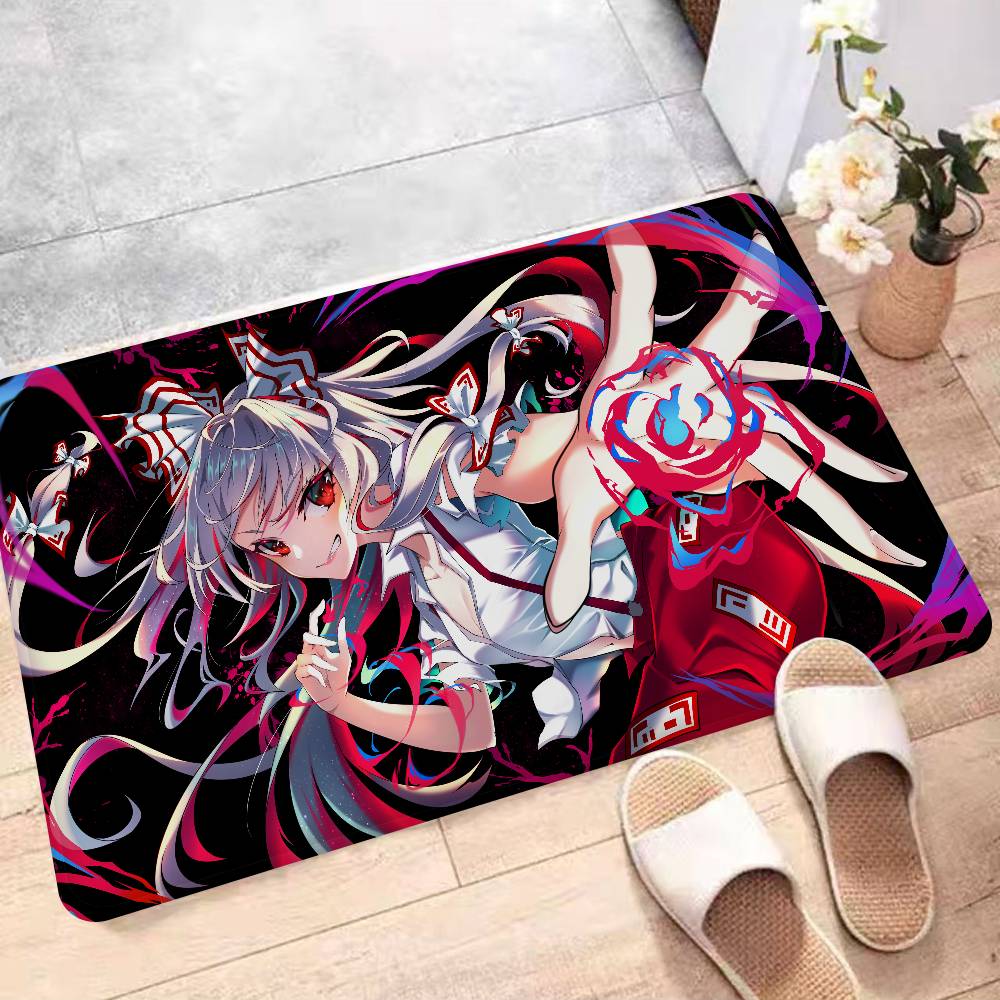 Anime Touhou Project Door Mat Nordic Style Bedroom Living Room Doormat Home Balcony Anti-Slip Alfombra