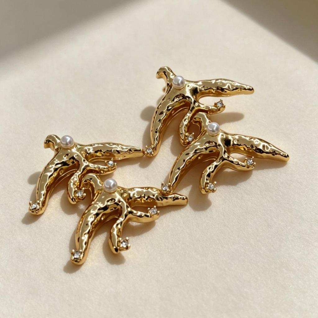 Vintage Black Series Stud Earrings 925 Silver Needle Minimalist High-End Personality Accessories for Women