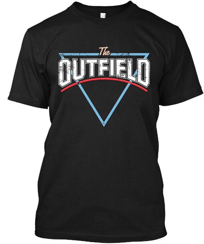 Limited New Popular The Outfield English Graphic Vintage Art Logo T-Shirt XL