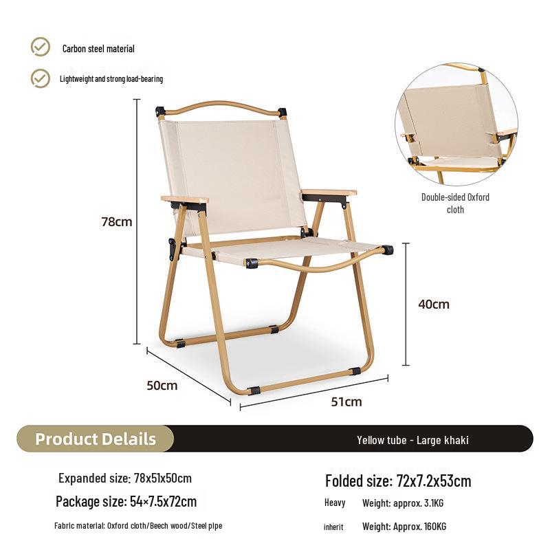 Kermit Outdoor Folding Aluminum Alloy Camping Chair