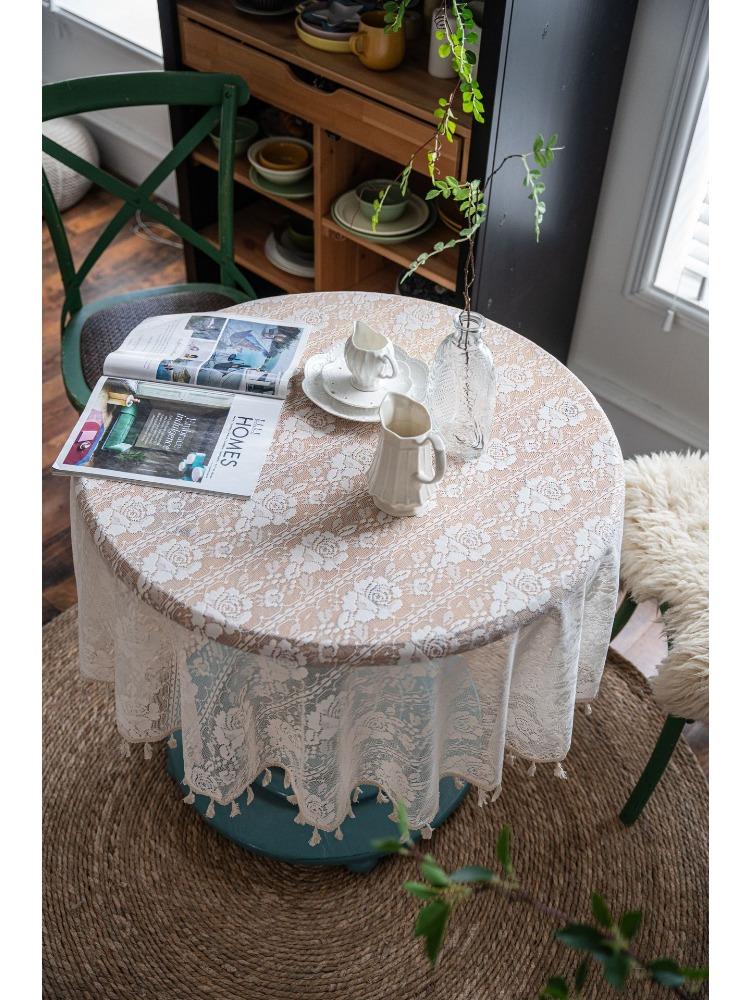 Crochet Cover Table Cloth Woven Tablecloth Hollow Tablecloth Tablecloth Towel Shooting Props
