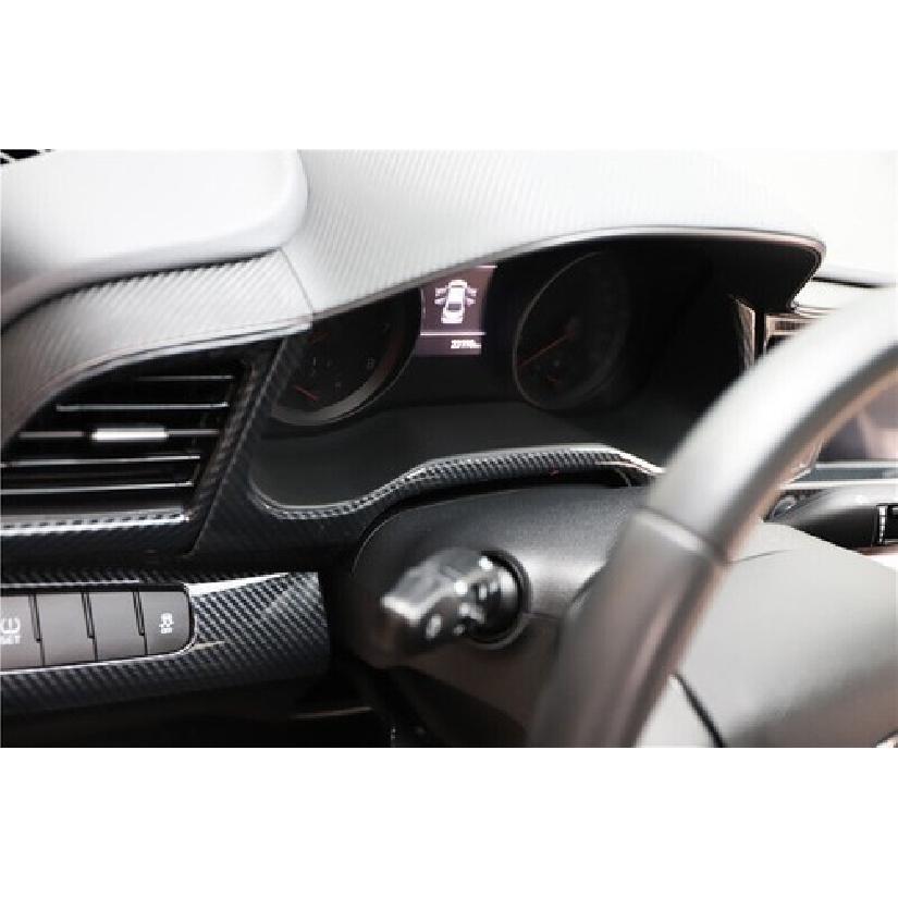 Cover Trim 2017-2020 Fit For Hyundai Elantra Instrument Panel Frame Carbon ABS