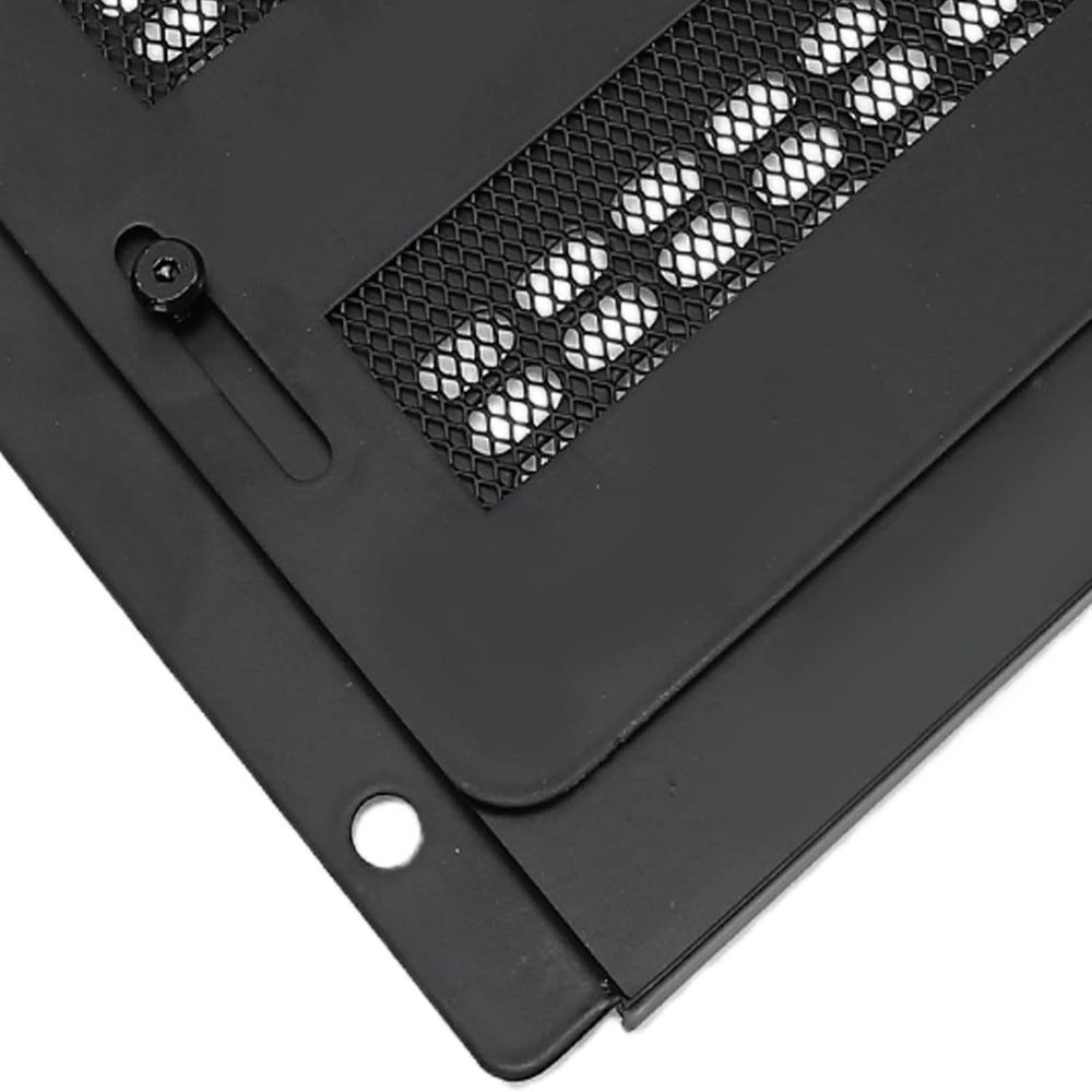 Black Color Foundation Vent Cover 16x6.5 Inch Size Heavy Duty Vent Cover  For Garage