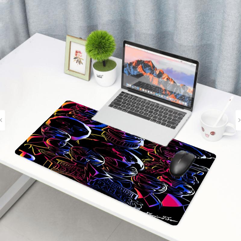 Mighty Morphin Power Rangers Print Mouse Pad, Anti‑Slip Desktop keyboard Mat, for PC Laptop Gaming Working Daily Use, Cool Festival Surprise Gift