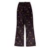 Labyrinth Womens/Ladies Velvet Celestial Flared Leg Trousers