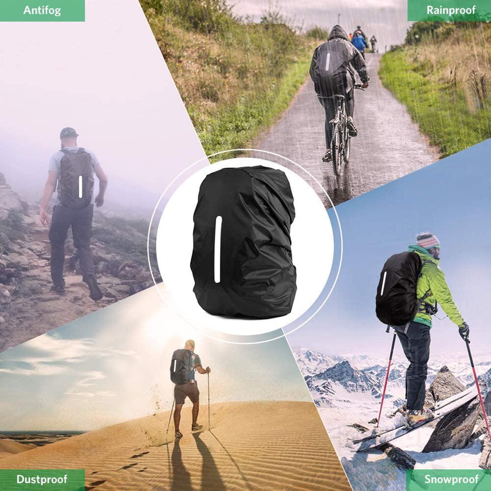 Backpack Rain Cover Waterproof Bag Cover with Reflective Belt Safety Rain Cover