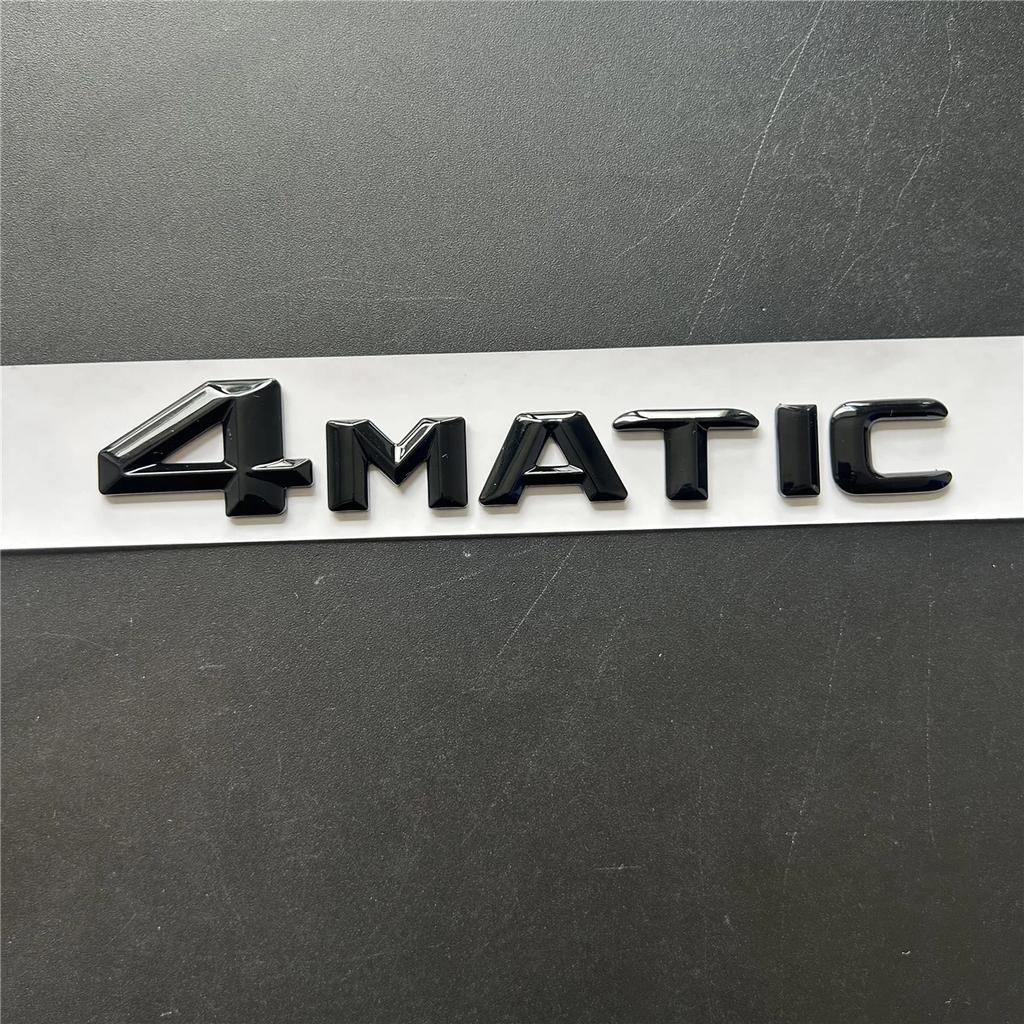 acurcv1 GLB W211 For Mercedes Benz A B C E G S ML SL CL GLA CLA Class AMG 4MATIC 4 MATIC Trunk Chrome Matte Black Letters Emblem Badge s