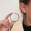 4 pary damskich kółek do uszu w różnych rozmiarach, polerowane galwanicznie, ozdoba do uszu, biżuteria, Lady Club Party, wiszący zestaw kolczyków