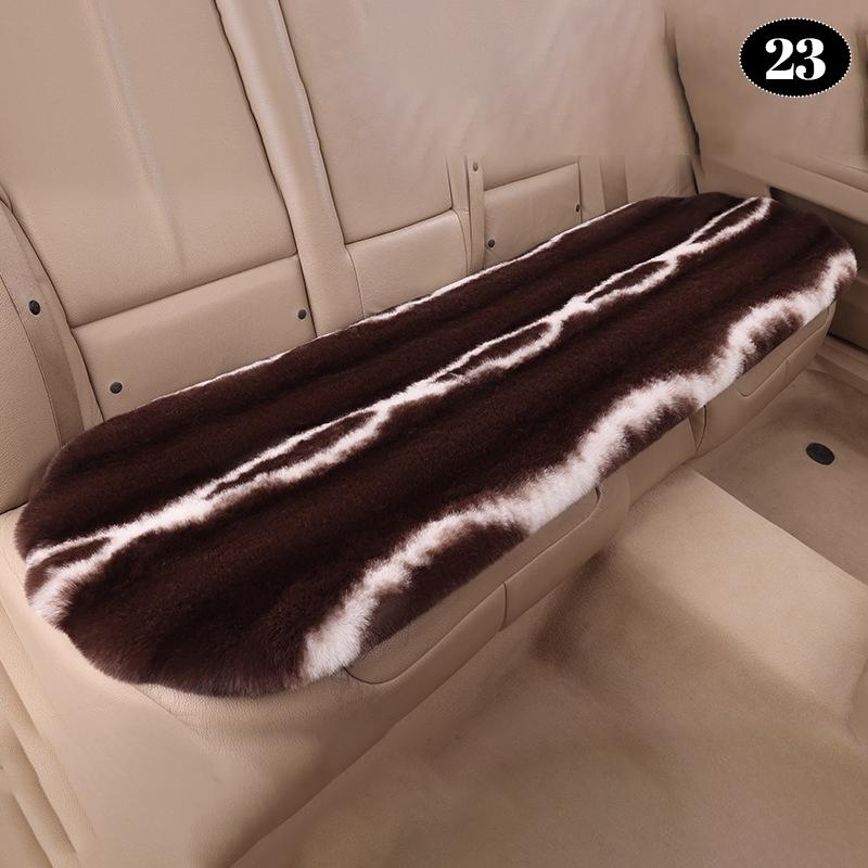 NEW Imitation Wool Universal Car Seat Cover Winter Thickened Warm Plush Auto Pillow Artificial Fur Seat Cushion Interior Fashion