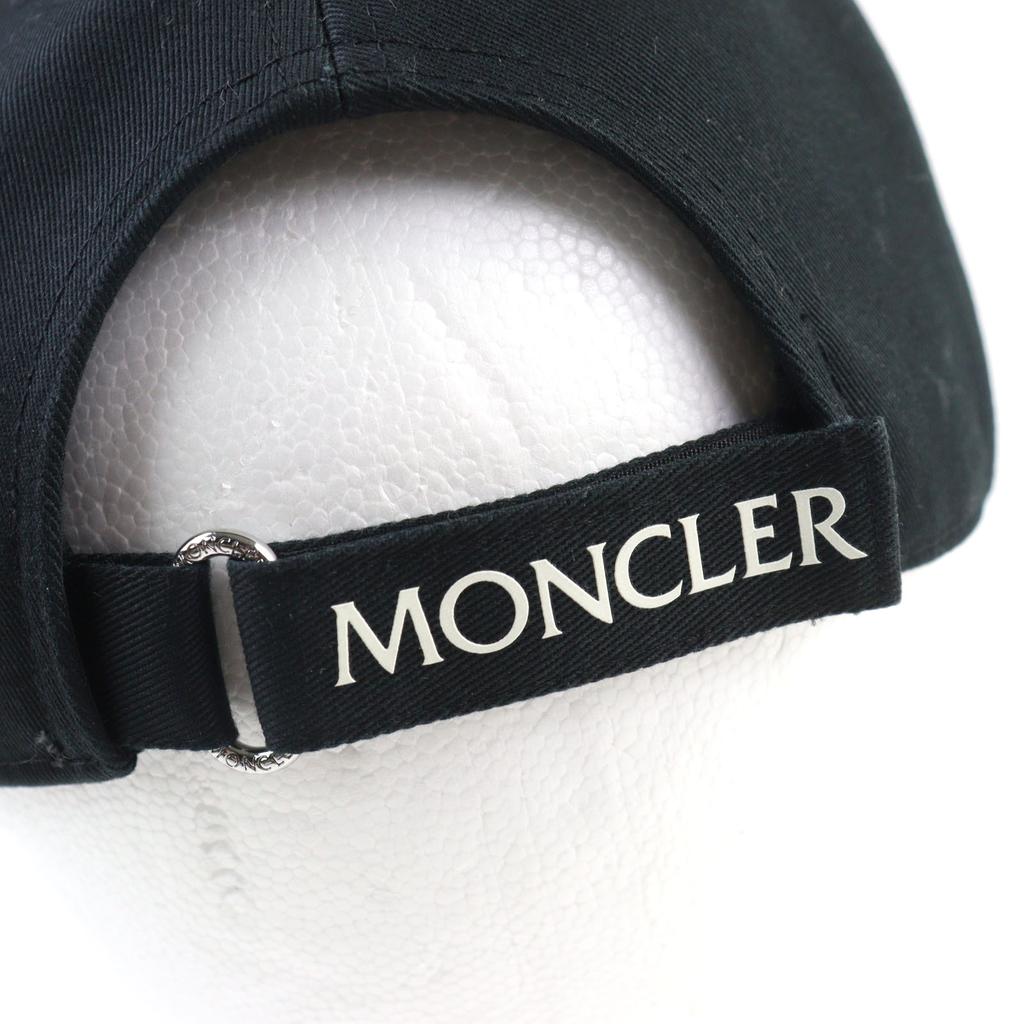 Pristine MONCLER cap BASEBALL Adjuster Black series cotton J10913B00002 0U162 Used
