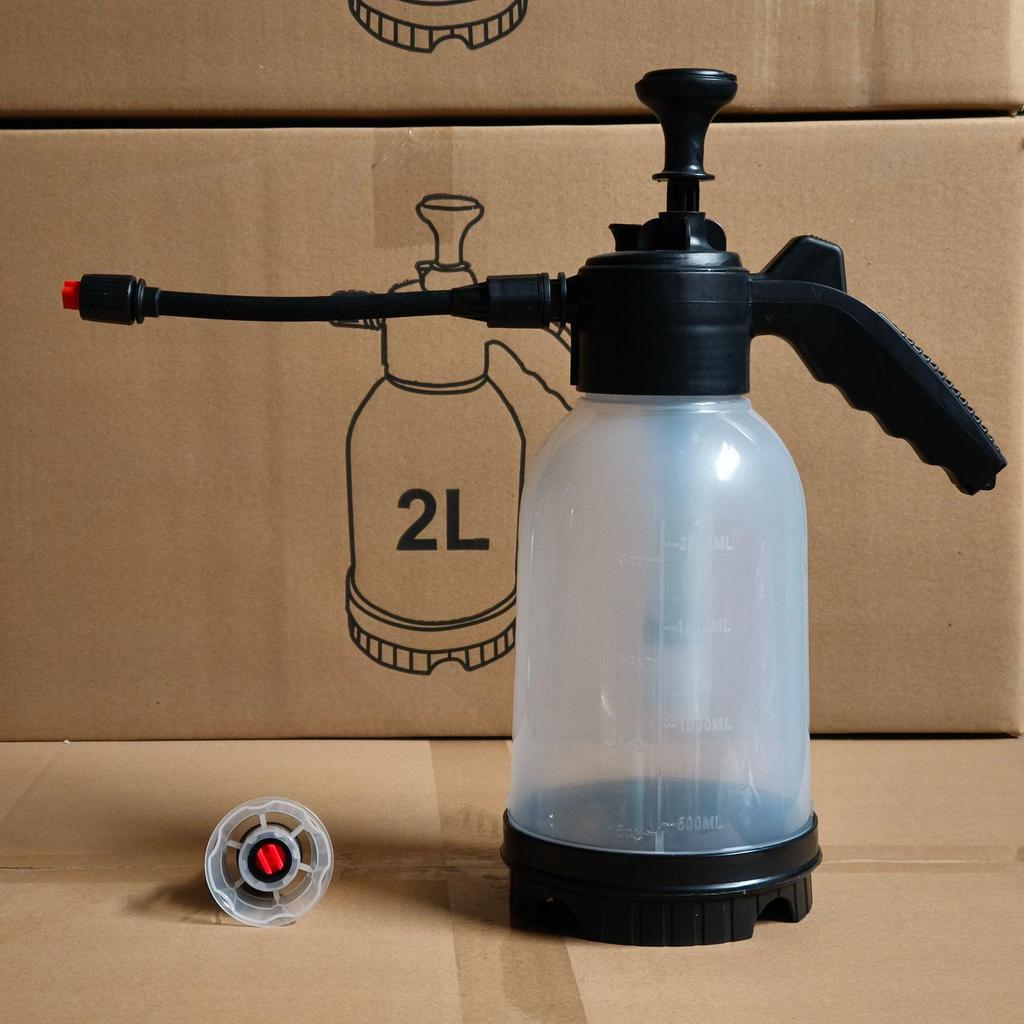 High-Pressure Transparent Sprayer: Large Capacity, Heat-Resistant, for Garden & Home Use
